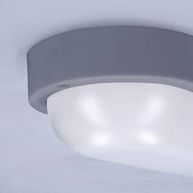 LED stropné svietidlo Solight oválne, 13W, 910lm, 4000K, IP54 sivé

 obrázok produktu 7 z 10