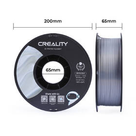 Tlačová struna (filament) Creality CR-Silk PLA 1kg strieborný

 obrázok produktu 4 z 6