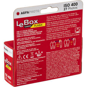 Analógový fotoaparát AgfaPhoto LeBox Flash 400/27 červený

 obrázok produktu 2 z 2