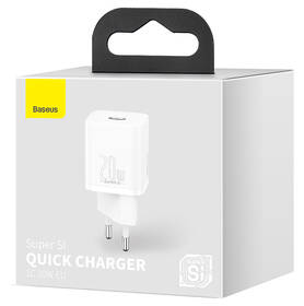Nabíjačka do siete Baseus Super Si USB-C, 20 W, QC 3.0 biela

 obrázok produktu 9 z 9