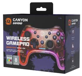 Gamepad Canyon GPW-04 RGB 5v1 (PS3, PS4, XBOX, Android, PC) priehľadný

 obrázok produktu 4 z 4
