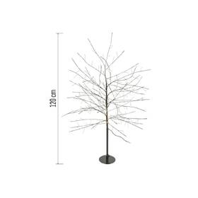 LED dekorácie EMOS svietiaci stromček, 120 cm, 600 Nano LED, vonkajšia aj vnútorná, teplá biela, časovač 

 obrázok produktu 2 z 6
