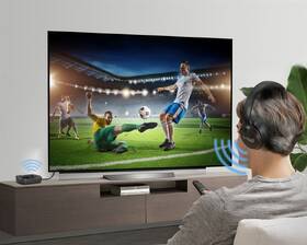 Slúchadlá Technaxx bezdrôtová televízia s nabíjacou základňou čierna

 obrázok produktu 3 z 4