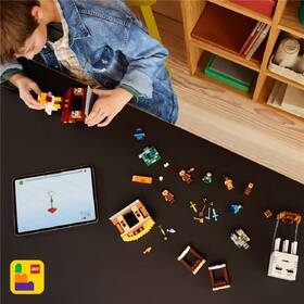 Stavebnica LEGO® Minecraft®  21273 Balón v podobě ďasa a útok na vesnici 

 obrázok produktu 4 z 9