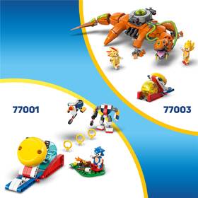 Stavebnica LEGO® Sonic the Hedgehog™ 77002 Cyclone vs. Metal Sonic 

 obrázok produktu 5 z 9