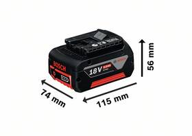 Akumulátor Bosch Professional GBA 18V 5,0Ah Professional 

 obrázok produktu 1 z 5