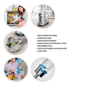Ponorný mixér Lauben Stick Blender 800AT 

 obrázok produktu 5 z 7