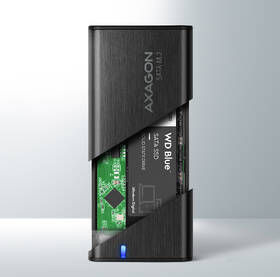 Externý rámček Axagon RAW box USB-C 3.2 Gen 2, M.2 SATA SSD čierny

 obrázok produktu 4 z 9