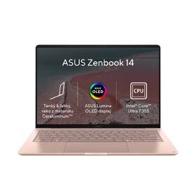 Notebook Asus Zenbook 14 ružový

 obrázok produktu 2 z 15