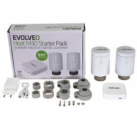Bezdrôtová termohlavica Evolveo Heat M30v2 Starter Pack, 2x hlavica + centrálna jednotka 

 obrázok produktu 7 z 7