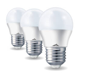 LED žiarovka ETA EKO LEDka mini globe 7W, E27, teplá biela, 3ks 

 obrázok produktu 2 z 3