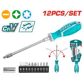 Sada skrutkovačov Total tools THT250FL1206 (12 ks) 

 obrázok produktu 4 z 4