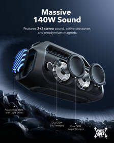 Prenosný reproduktor Anker Soundcore Boom 2 PLUS čierny

 obrázok produktu 2 z 6
