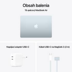 Notebook Apple 15" M4 10× GPU, 16GB, 512GB - nebesky modrý SK 

 obrázok produktu 10 z 10