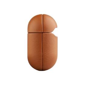 Puzdro FIXED Kožené puzdro PodsLeather pre Apple AirPods 4 hnedé

 obrázok produktu 2 z 6