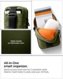 Peňaženka Spigen Portable Organizer Pouch TintapZip MagSafe oranžová/khaki

 obrázok produktu 16 z 19