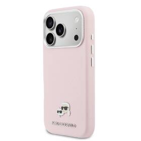 Kryt na mobil Karl Lagerfeld PU Karl and Choupette Heads Pins MagSafe na Apple iPhone 17 Pro Max ružový

 obrázok produktu 2 z 6
