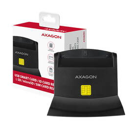 Čítačka eObčianok Axagon USB-A StandReader 4-slot + SD/microSD/SIM,1.3 m čierna

 obrázok produktu 6 z 6