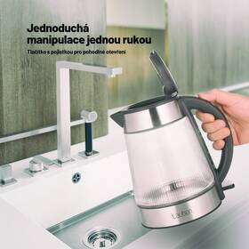 Rýchlovarná kanvica Lauben Glass Electric Kettle 17GG sklo

 obrázok produktu 7 z 10