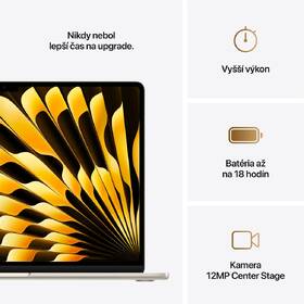 Notebook Apple 15" M4 10× GPU, 16GB, 256GB - hviezdne biely SK 

 obrázok produktu 9 z 10