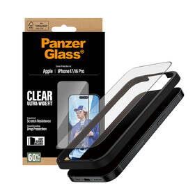 Tvrdené sklo PanzerGlass na Apple iPhone 17/16 Pro s inštalačným rámčekom 

 obrázok produktu 5 z 6