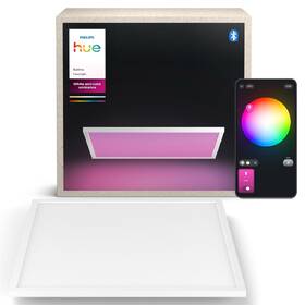 LED stropné svietidlo Philips Surimu Hue Panel, 60W, 60x60 cm, White and Color Ambiance biele

 obrázok produktu 1 z 6