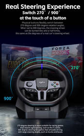 Volant PXN V9 Gen2 Bundle, PC, Switch, PS3/4, Xbox One/X/S series čierny

 obrázok produktu 10 z 15