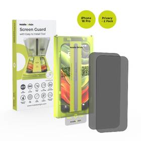 Tvrdené sklo Mobile Origin Screen Guard Privacy s aplikátorom na Apple iPhone 18 Pro (2 ks) priehľadné

 obrázok produktu 2 z 9