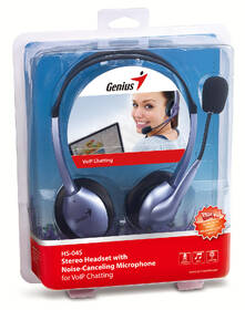 Headset Genius HS-04S, 2x 3,5mm jack čierny/strieborný

 obrázok produktu 2 z 8