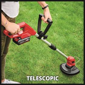 Vyžínač Einhell GC-CT 18/24 Li (s batériou) 3411125 

 obrázok produktu 2 z 8