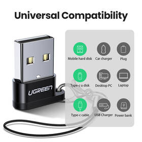 Redukcia UGREEN USB-C/USB 2.0 čierna

 obrázok produktu 6 z 9