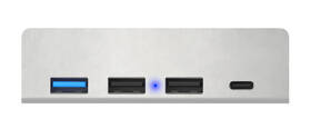 USB Hub Connect IT 4v1 na dosku stola, USB-C/3x USB strieborný

 obrázok produktu 1 z 5