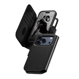Puzdro na mobil flipové PanzerGlass CARE MagSafe Tango 2v1 Wallet na Apple iPhone 17 Pro čierne

 obrázok produktu 1 z 5