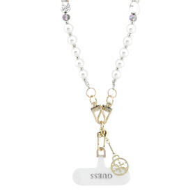 Popruh na krk Guess Crossbody Pearl and 4G Charm biely

 obrázok produktu 2 z 4
