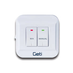 Termostat Geti GRT02, bezdrôtový biely

 obrázok produktu 1 z 10