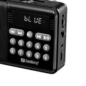 Rádioprijímač Sandberg Speaker Radio FM+BT Recharge čierny

 obrázok produktu 2 z 3