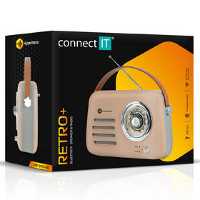 Rádioprijímač Connect IT Hyperbass RetroBEAT béžový

 obrázok produktu 4 z 5