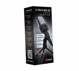 Mikrofón C-Tech MIC-02 čierny

 obrázok produktu 5 z 5