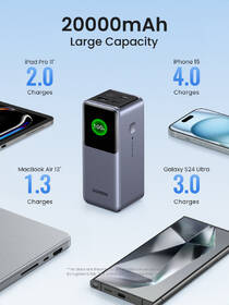 Powerbank UGREEN 20000mAh 130W strieborný

 obrázok produktu 8 z 8