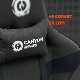 Herná stolička Canyon Crest Fabric sivá

 obrázok produktu 12 z 19