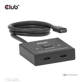 Redukcia Club3D Switch USB-C / 2xUSB-C Obojstranný 2v1, PD 100W čierna

 obrázok produktu 1 z 2