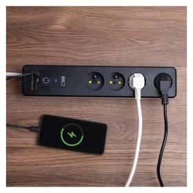 Kábel predlžovací EMOS GoSmart, 4x zásuvka, 1x USB, 1x USB-C, vypínač, meranie spotreby, 2m čierny/biely

 obrázok produktu 7 z 7