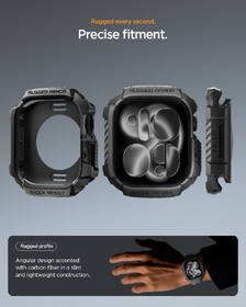 Ochranné puzdro Spigen Rugged Armor 2 na Apple Watch 46mm čierne

 obrázok produktu 12 z 15