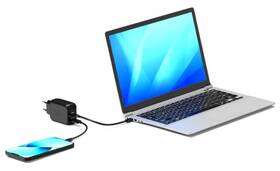 Sieťový adaptér PORT CONNECT GaN2 Essentiel 65W, PD a USB-A QC čierny

 obrázok produktu 4 z 4