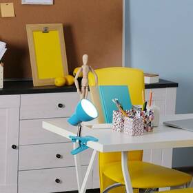 Stolná lampa Rabalux Noah 1479 s klipem modrá

 obrázok produktu 4 z 4