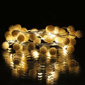Vianočné osvetlenie RETLUX RXL 489 Girlanda s perlami 20 LED, teplá bílá 

 obrázok produktu 3 z 5