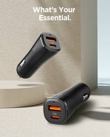 Adaptér do auta Spigen Essential 48W 1xUSB-C/1xUSB-A čierny

 obrázok produktu 4 z 9