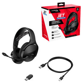 Headset HyperX Cloud Jet Wireless Gaming Headset čierny

 obrázok produktu 6 z 12