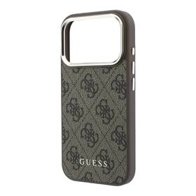 Kryt na mobil Guess 4G Gold Frame MagSafe na Apple iPhone 18 Pro hnedý

 obrázok produktu 3 z 6