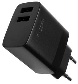 Nabíjačka do siete FIXED 17W Smart Rapid Charge, 2x USB + USB-C kábel 1m čierna

 obrázok produktu 4 z 7